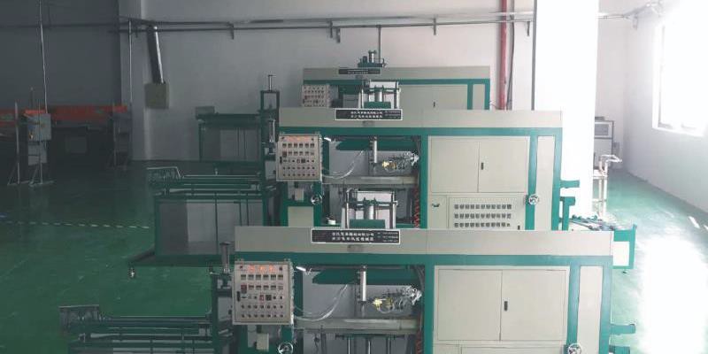 Thermoforming equipment in the production workshop