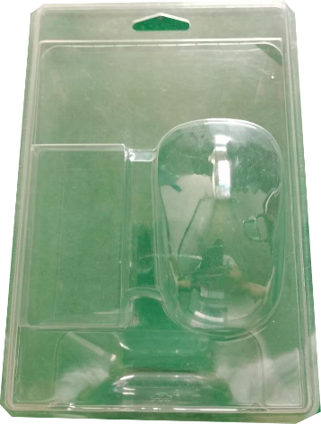 Clear custom clamshell blister packaging sample